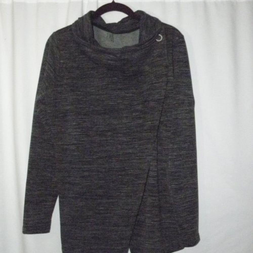 Danskin Women's long French Terry  Wrap Jacket - Picture 8 of 8